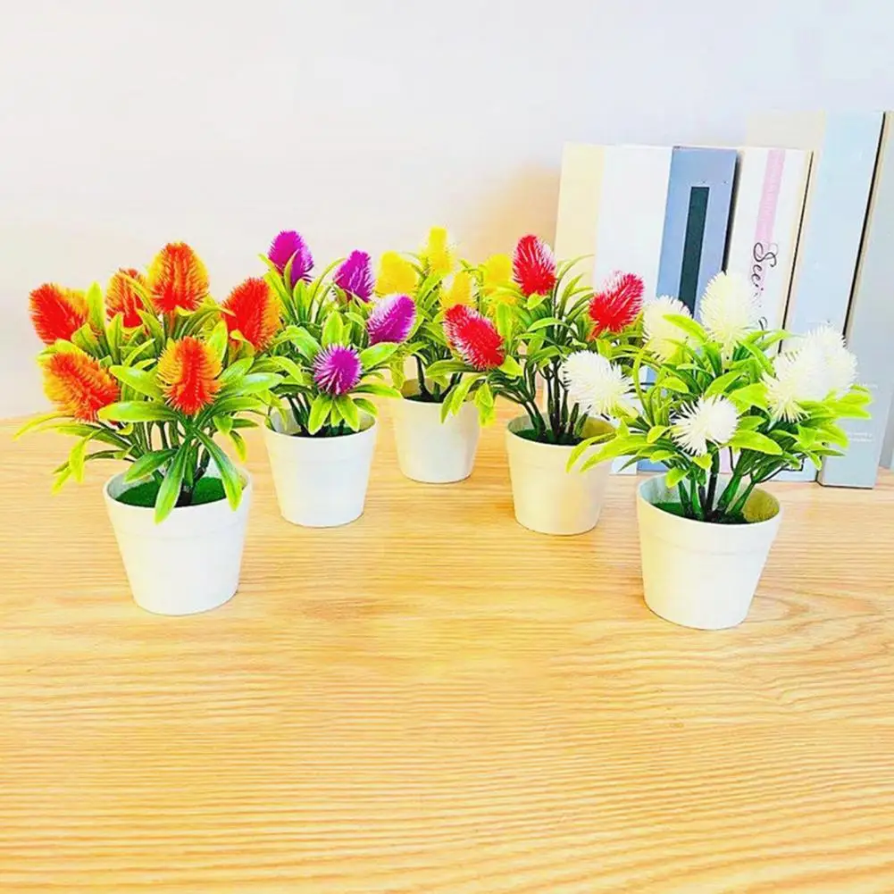 

1 Set Fake Plant Anti Fade Realistic Plastic Vivid Decorative Simulation Pinecone Artificial Bonsai for Decorating