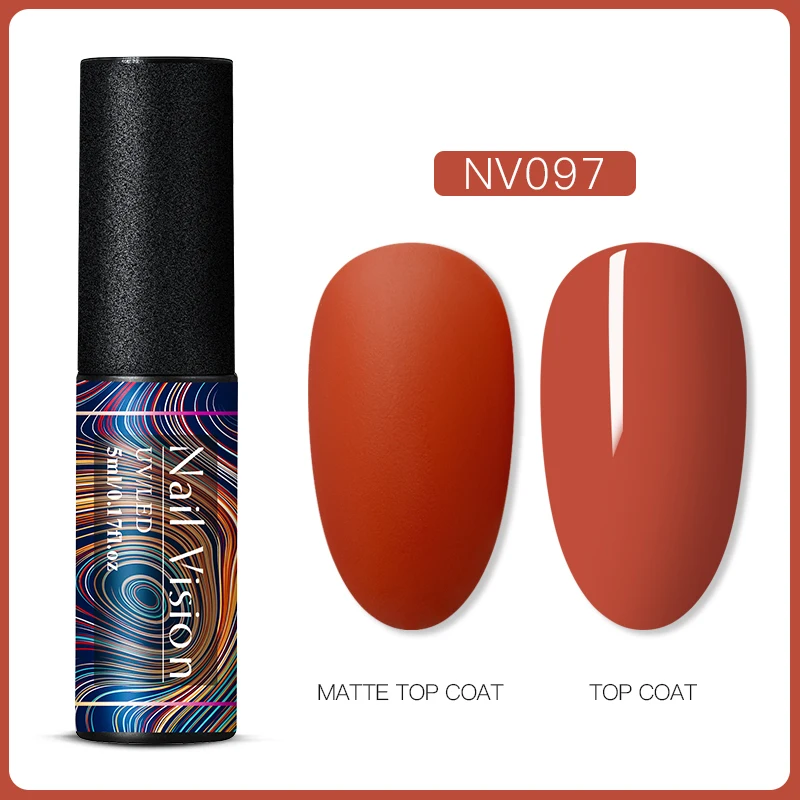 Nail Vision матовый цвет УФ-гель для ногтей 5 мл чистый цвет матовое покрытие требуется Сделай Сам Маникюр замочить от ногтей гель лак - Цвет: HHS06692