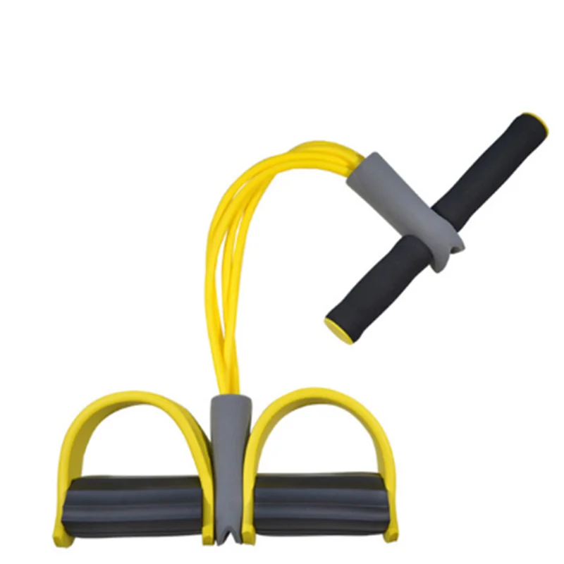 Упражнения на брюшной полости 4 трубки латексная педаль семейная тренировка