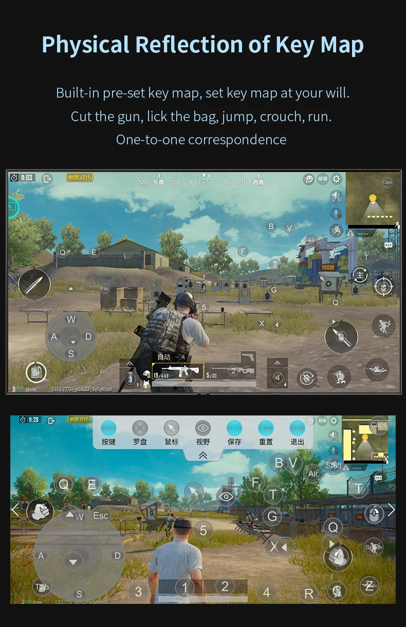PUBG контроллер клавиатура мышь конвертер HDMI 4K bluetooth-адаптер usb-хаб подключи и играй IOS Android телефон к ТВ ПК такой же экран