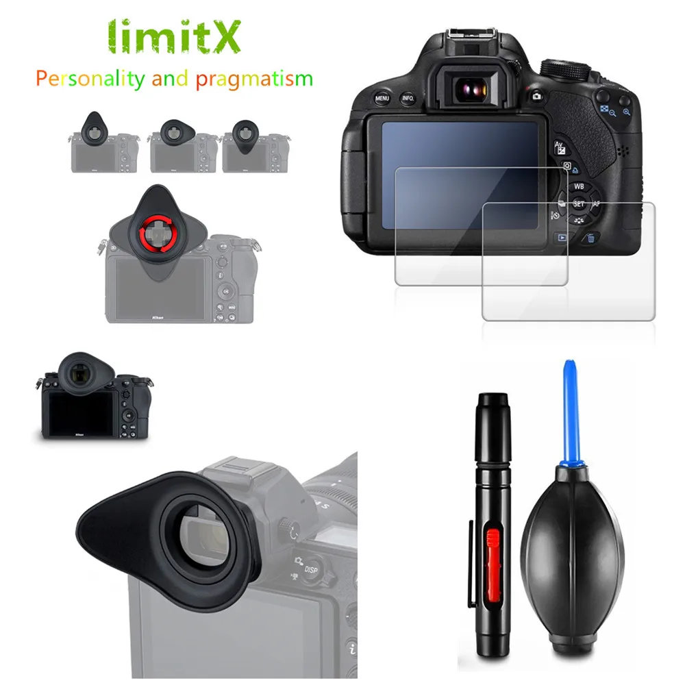 Наглазник видоискатель окуляра 2x стекло ЖК экран протектор камеры очистки