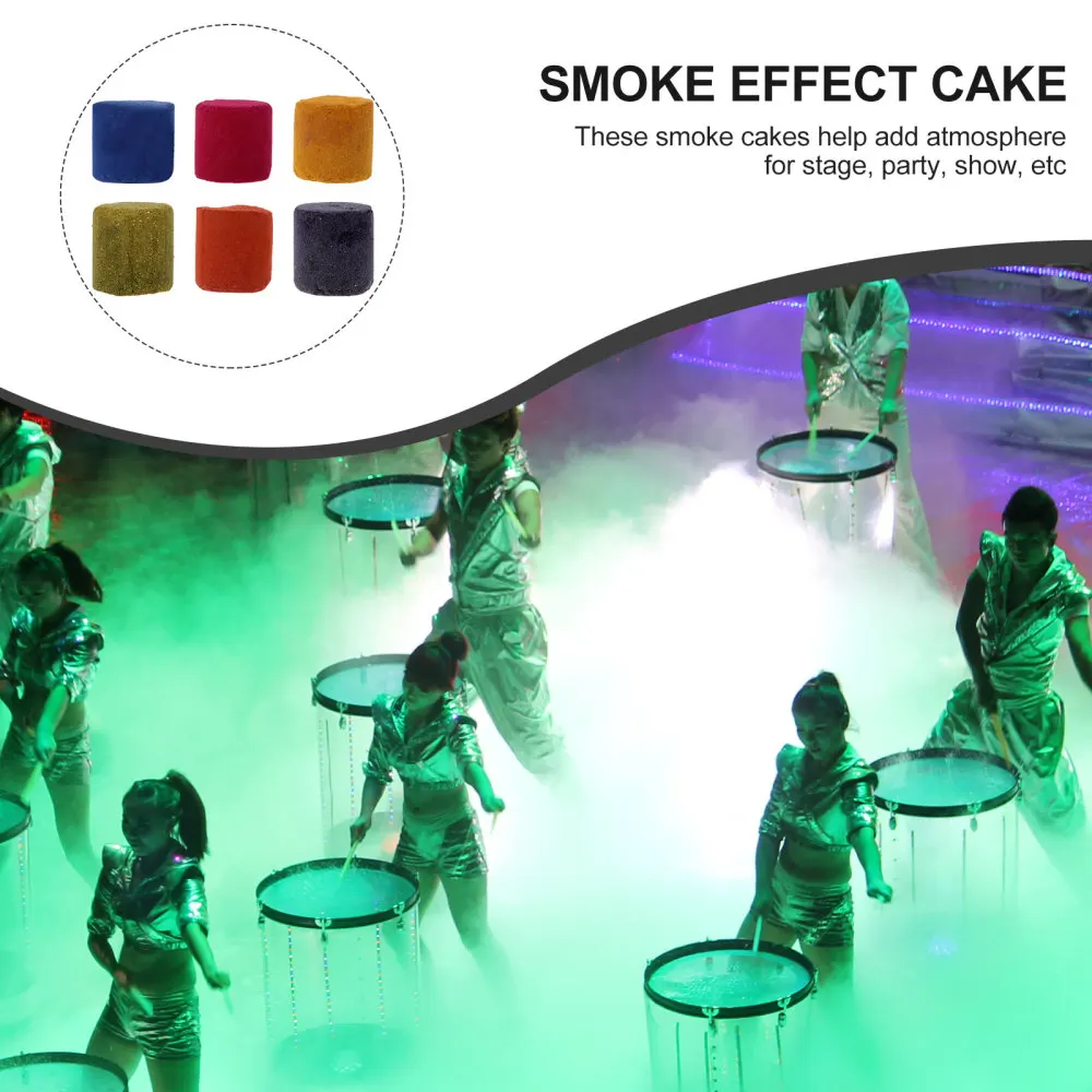 

12pcs Smoke Cake Colorful Effect Show Round Bomb Studio Photography Tool