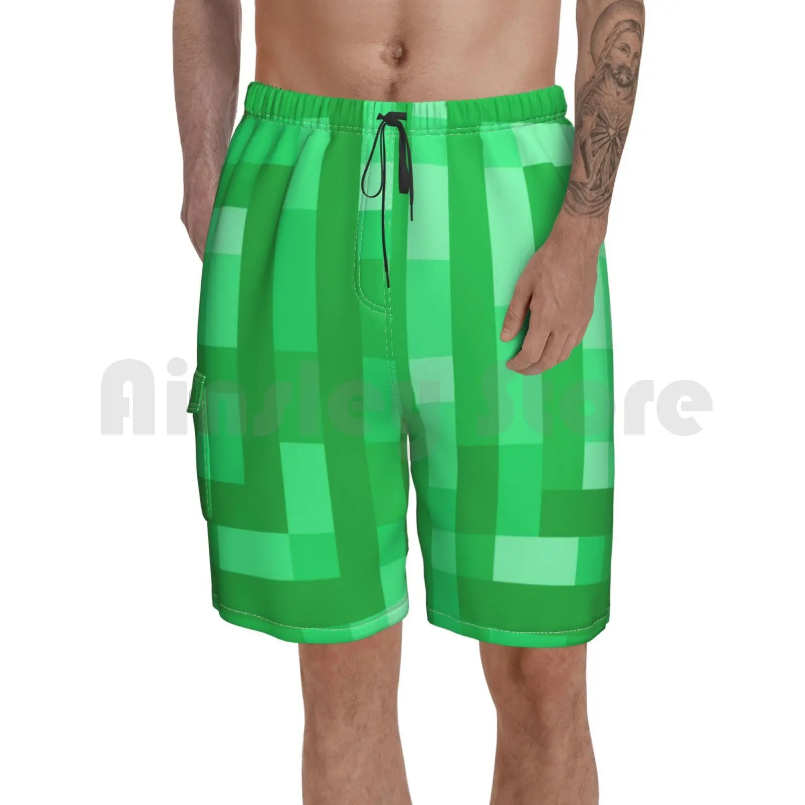 

Пляжные шорты-Изумрудный драгоценный камень ювелирные изделия дети игра дети для сына крутые