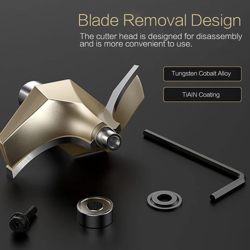 Tideway 1 шт. 1/2 &quotхвостовик бисерные фрезы для дерева карбид вольфрама