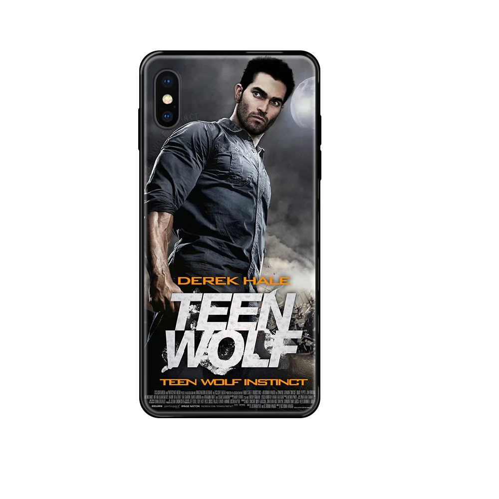 Чехол для телефона Teen Wolf Derek Hale iphone 4 4s 5 5S SE 5C 6 6S 7 8 plus X XS XR 11 PRO MAX 2020 черный чехол из - Фото №1