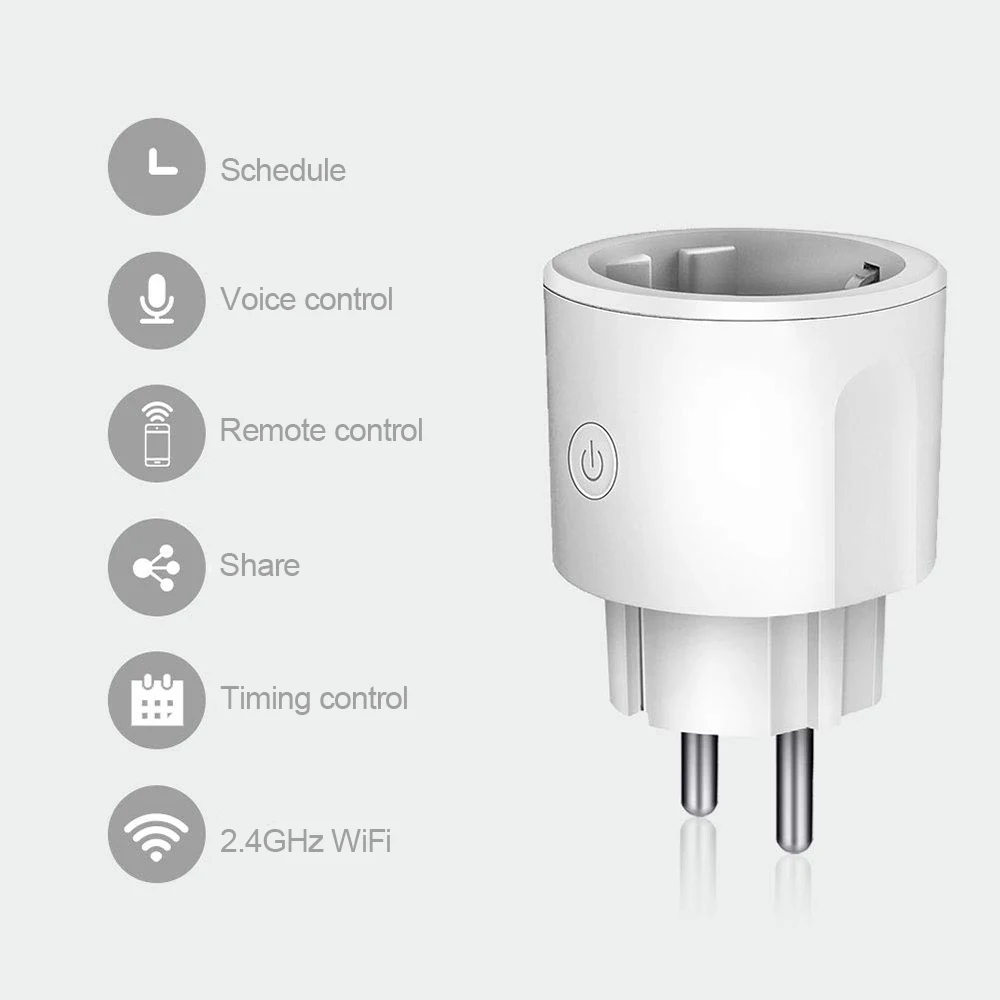 Usee Link смарт гнездо разъема питания Wi Fi умная розетка ЕС 16A мощность ed от Tuya работа