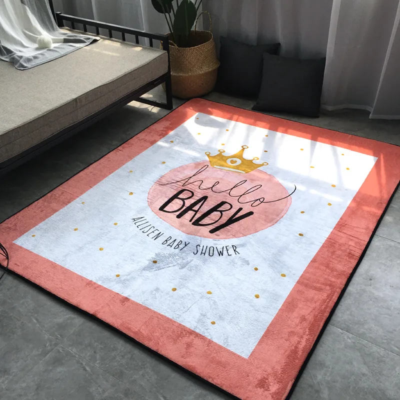 Simanfei напольный ковер скандинавский фламинго офисный для гостиной спальни