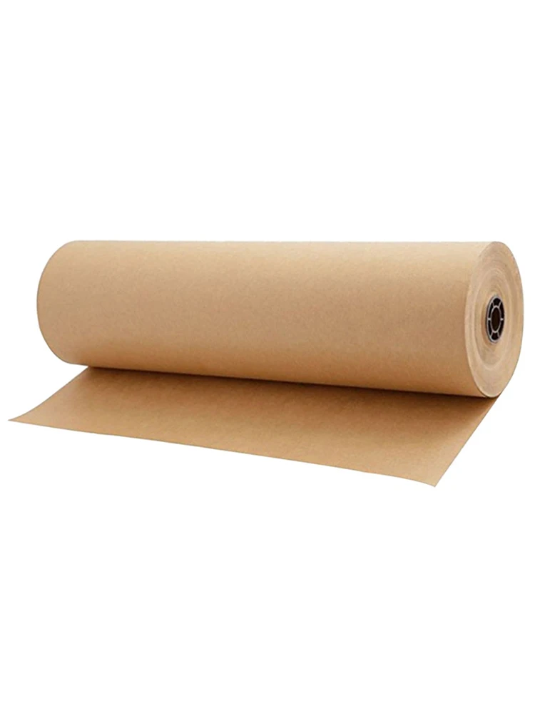 

30m Kraft Wrapping Paper Roll Brown for Birthday Party Wedding Packaging Decoration Wrapping Parcel Packing Art Craft Materials