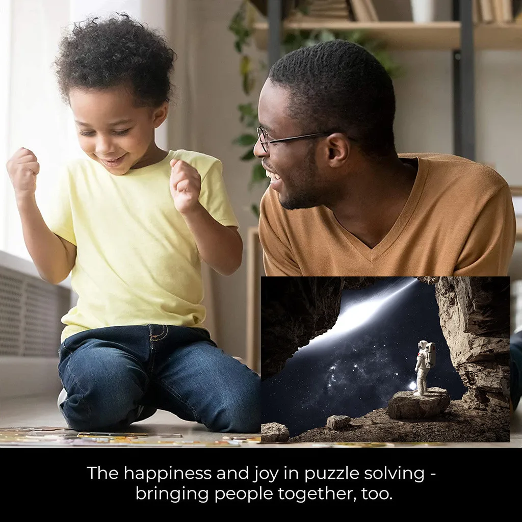 1000 штук головоломка для взрослых и детей обучающая игрушка набор космонавтов