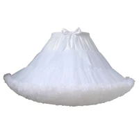 new short tulle black white petticoat dress girls skirt petticoat tutu lolita faldas cupcake dress