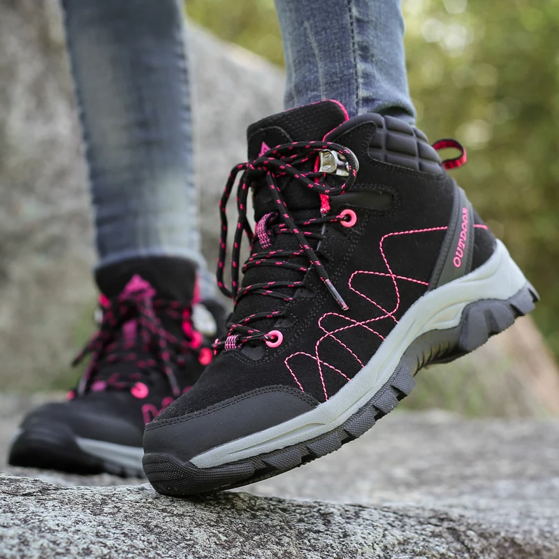 

Hiking Shoes Men Trekking Sport Sneakers Waterproof Outdoor Jogging Trekking Mountain Climbing Shoes Male Outdoor Women