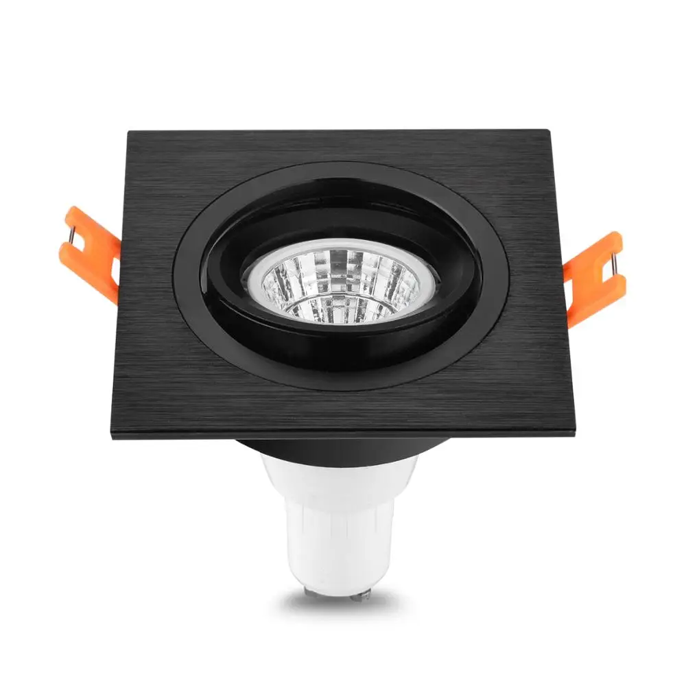 2 шт. диаметр 50 мм галогенная лампа квадратный потолочный светильник отделка