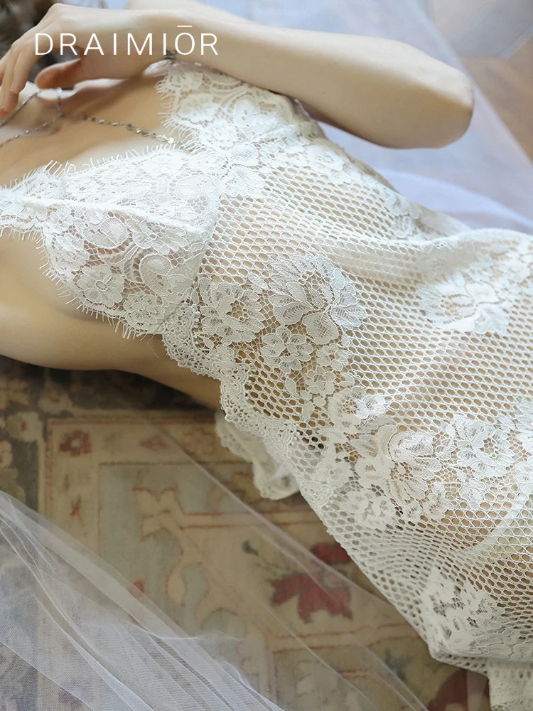 Sexy Women's Lace Lingerie Summer Nightshirt Nightdress Sleepwear Nightwear Night Dress Home Nightgown Nightie | Женская одежда