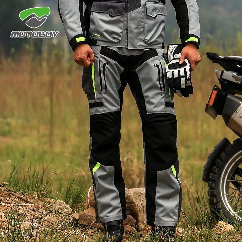 Мотоциклетные штаны Motoboy водонепроницаемые дышащие Теплые всесезонные защитные