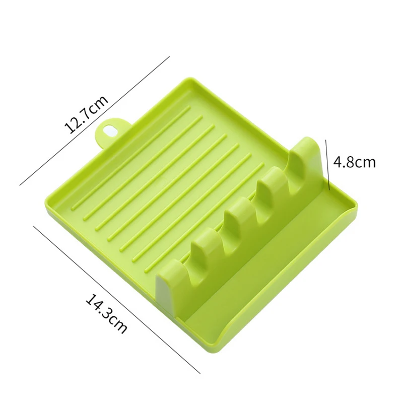 

Multifunction Cooking Tool Holder PP Creative Spoon Rest Heat Resistant Kitchen Candy colors Utensil Spatula Kitchen Accessories