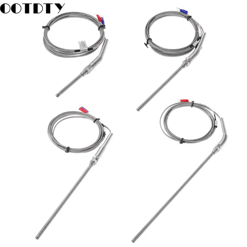 

2m K Тип термопары зонд 50 мм/100 мм/150 мм/200 мм термопары из нержавеющей стали 0-400 ℃ датчик температуры