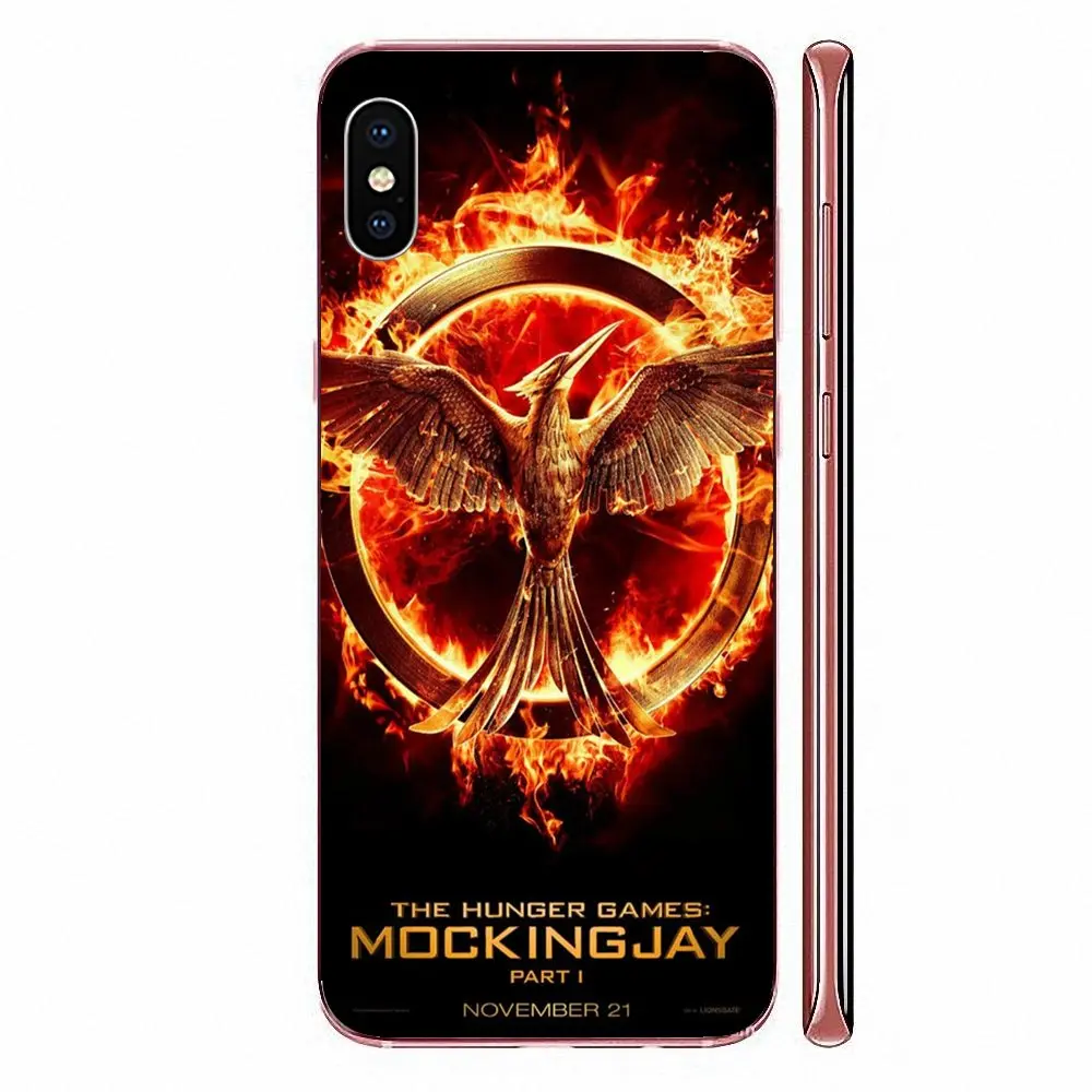 Мягкие чехлы для Apple iPhone 4 4S 5 5C 5S SE SE2 6 6S 7 8 11 Plus Pro X XS Max XR Голодные игры Mockingjay Bird |