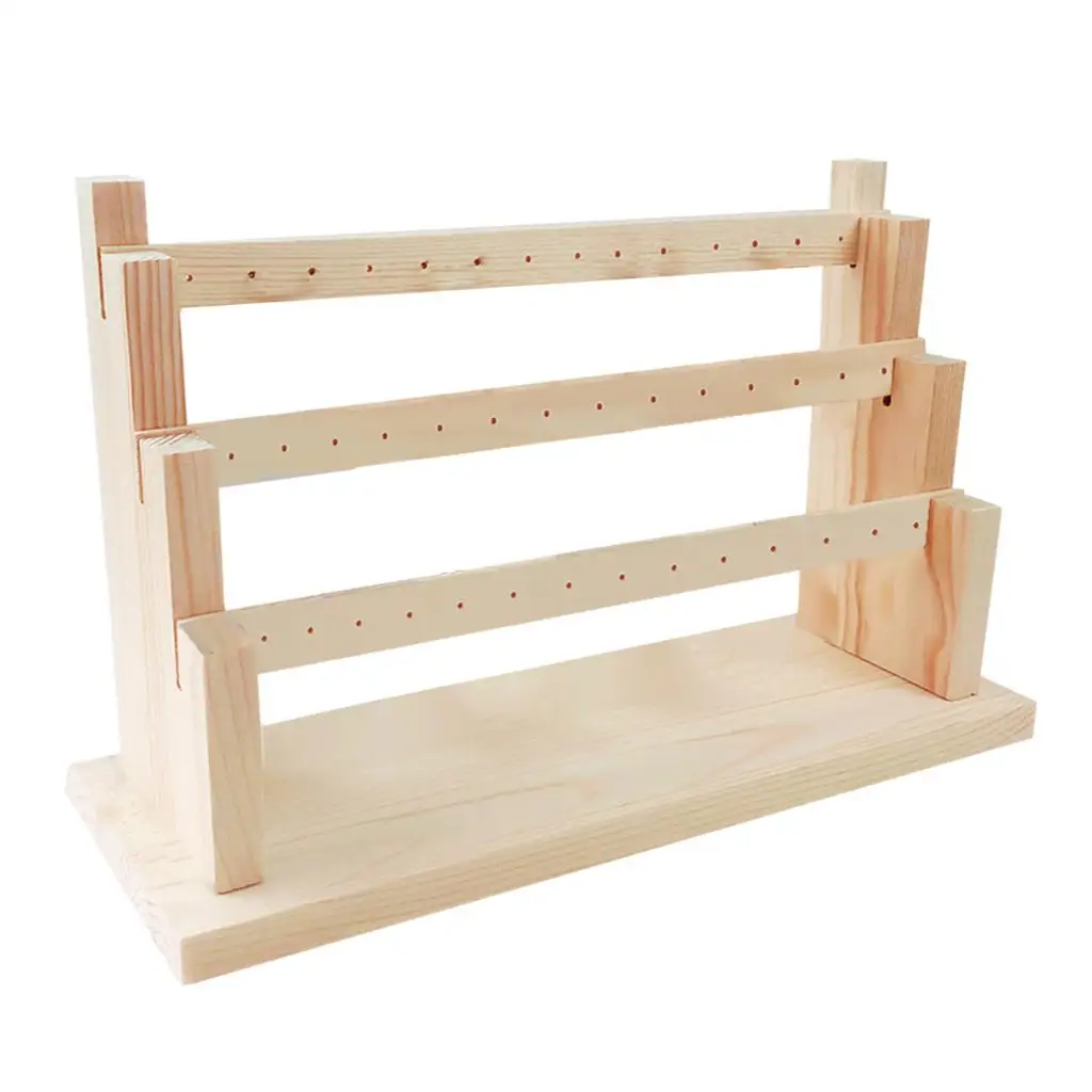 Подставка для деревянная серьга держатель серег демонстрация ювелирных изделий