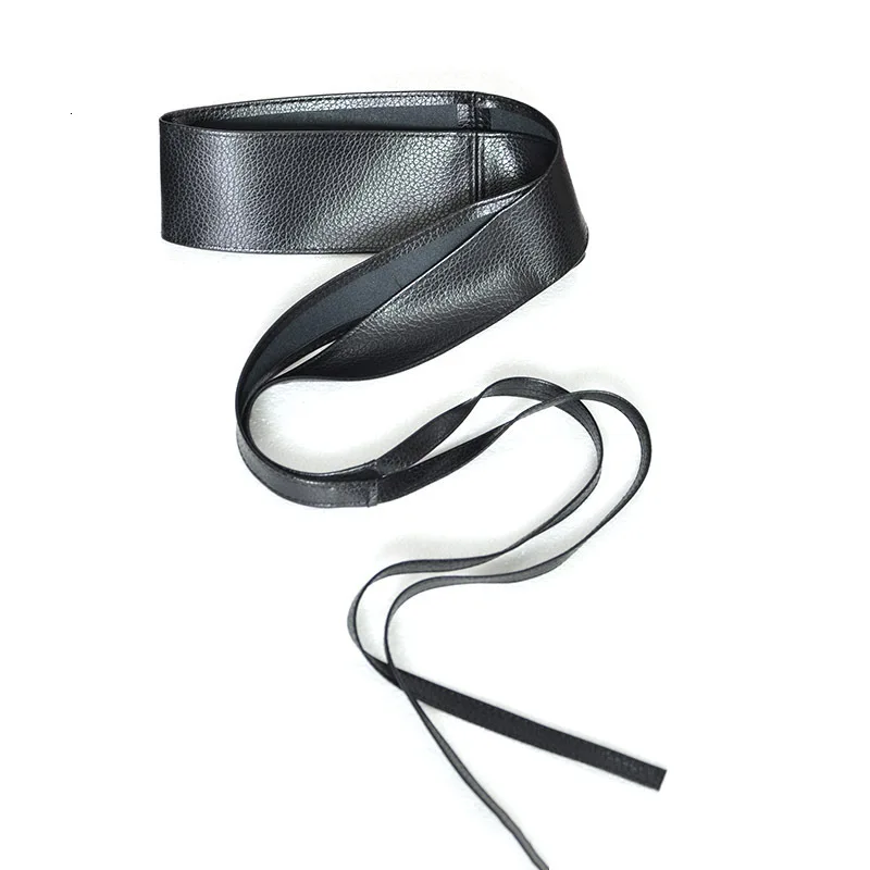 

Women Bowknot Wide Belt Female Stretch Buckle Waistband Bow Wide PU Leather Belts Elastic Clothing Accessories For Wedding Dress