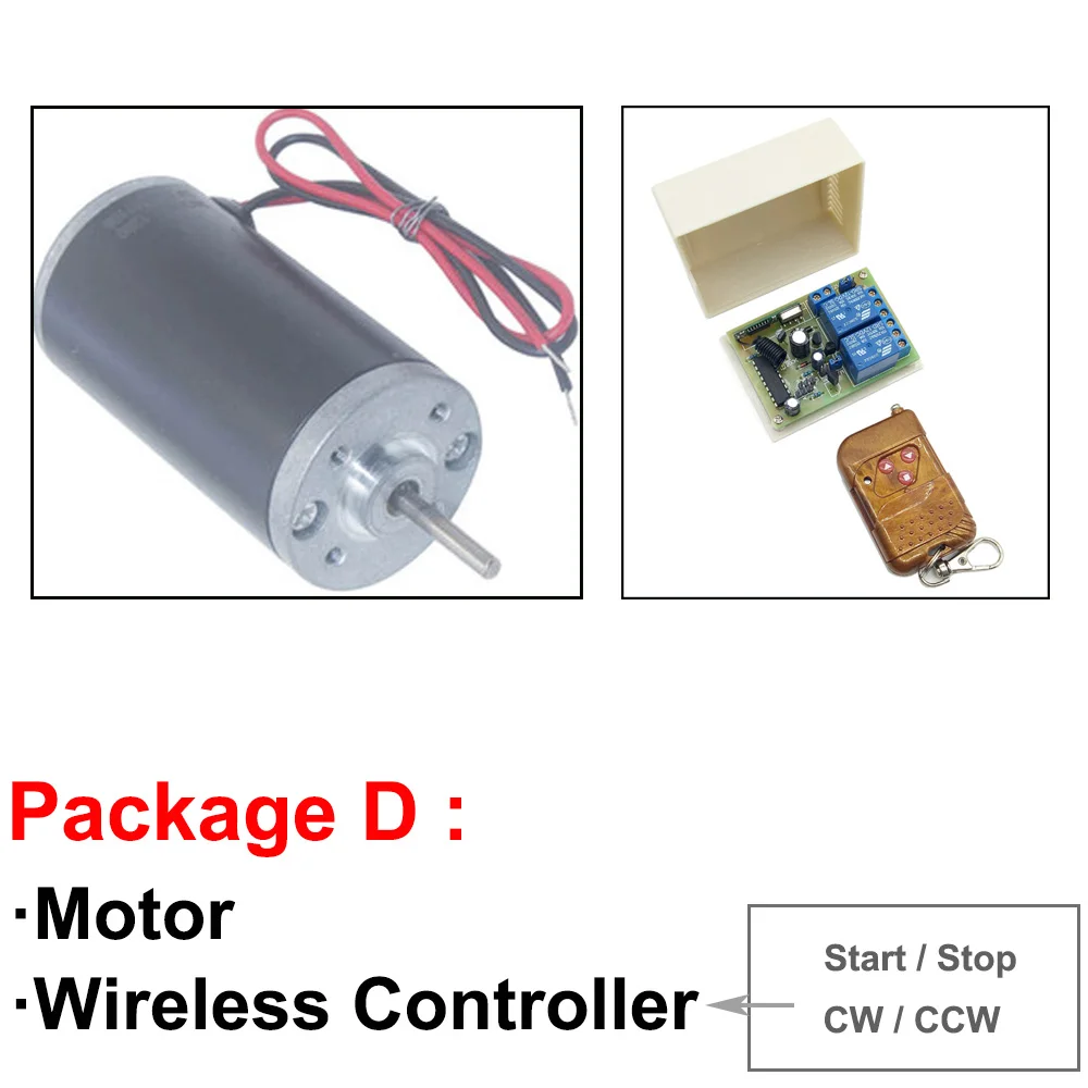 Высокоскоростной двигатель высокой мощности с постоянным магнитом 12 В 24