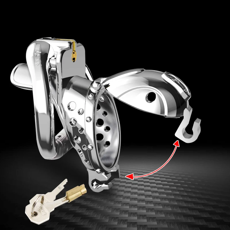With Urine Hole Openable Ring Quick Disassemble Cap Flip Design Male Chastity Device Cock Cage Penis Sex Toys for Men 18+ | Красота и
