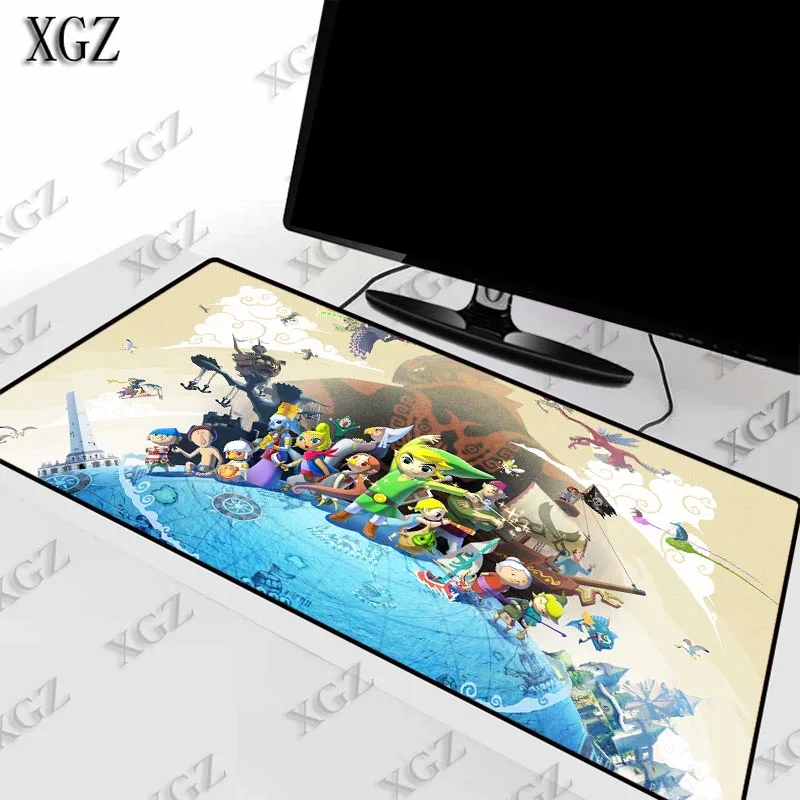 Большой коврик для мыши XGZ XXL высокоскоростной игровой клавиатуры и геймерский