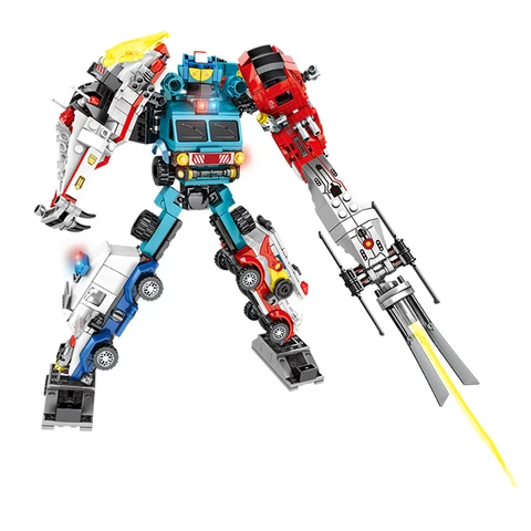 5 в 1, Детский конструктор «робот-трансформер»