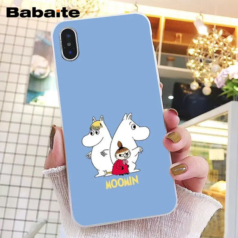 A13 Babaite мультфильм милый Муми-Тролль Бегемот чехол для телефона для iphone 11 Pro 11Pro Max 8 7 6 6S Plus X XS MAX 5 5S SE XR - Цвет: A13