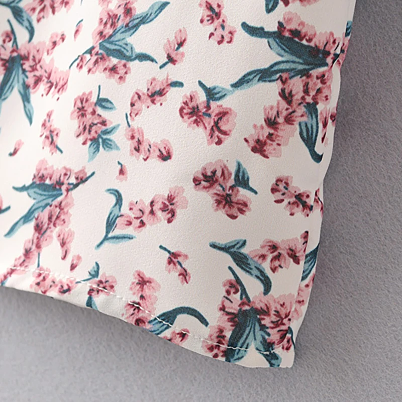 Женское элегантное мини-платье с цветочным принтом летнее милое платье коротким