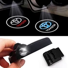 2 шт.компл. Автомобильный светодиодный дверной светильник, лазерный призрачный проектор с логотипом для Toyota Corolla Chr Auris Yaris, внешние автомобильные аксессуары