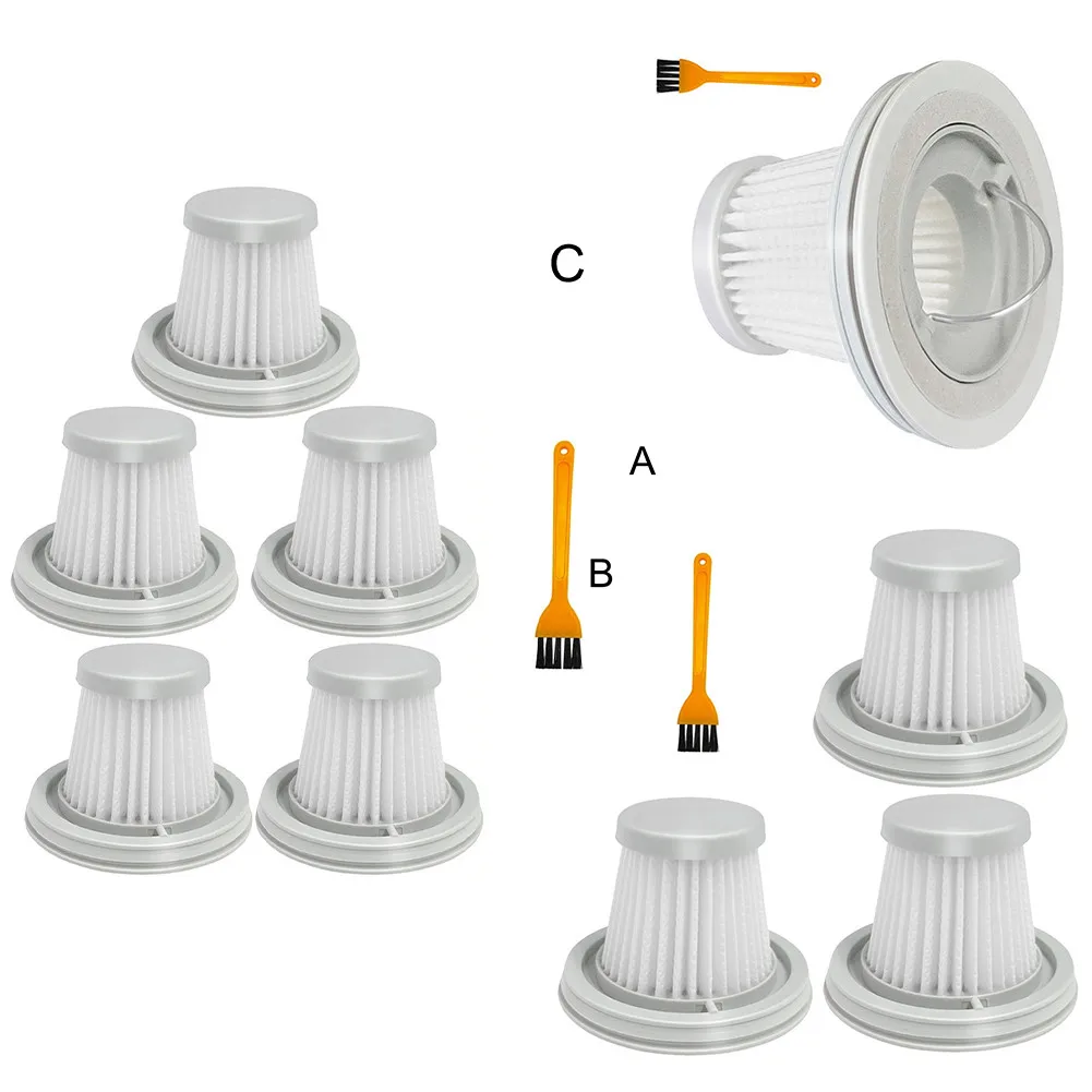

For Xiaomi Mijia Handy Vacuum Cleaner Accessories Filter Element Handheld Car Mini Vacuum Cleaner Filter Cleaning Brush Kit
