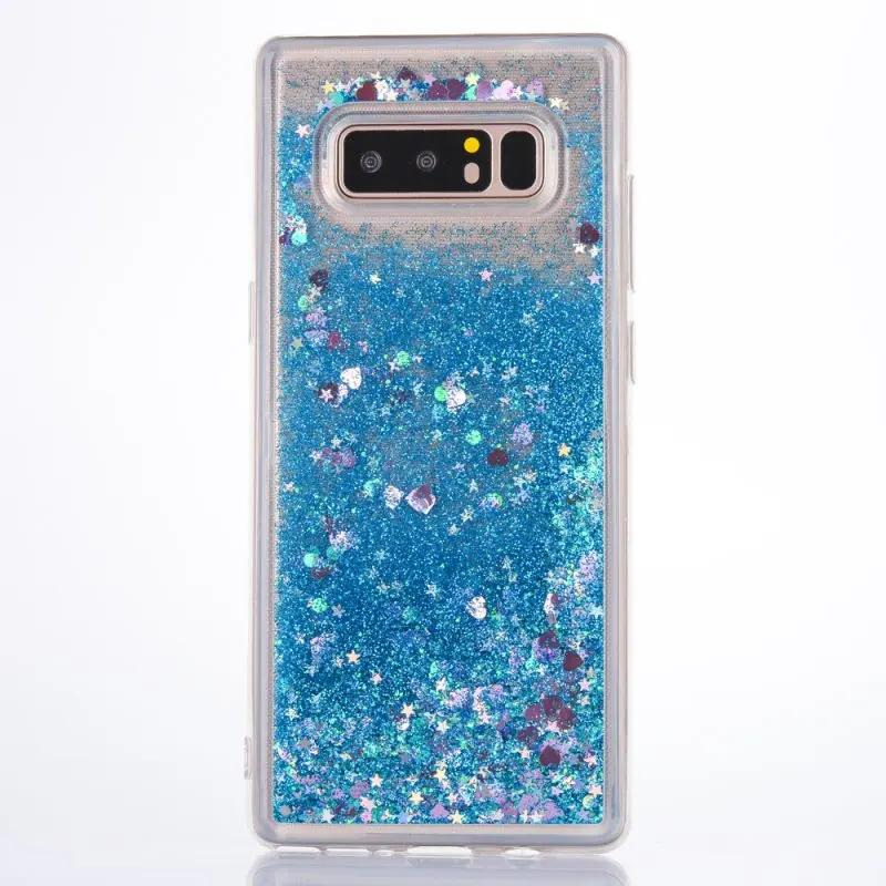 Liquid Case For Samsung Galaxy S10 5G S10e S9 S8 Plus S7 S6 Edge S5 Note 8 9 10 + Glitter Soft Phone Back Cover Coque Etui |