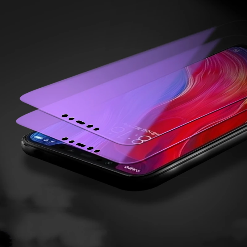 Матовое закаленное стекло 9H для Xiaomi Mi 8 8SE 8Pro Lite матовое противосинее Защитное