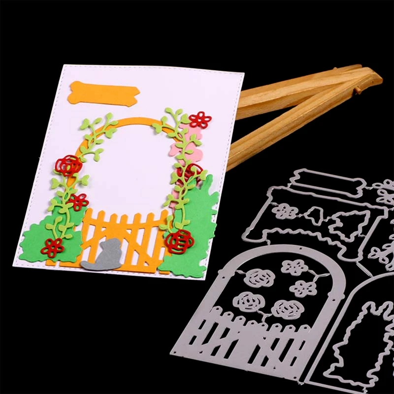 

The Castle Metal Cutting Dies Stencil DIY Scrapbooking Embossing Paper Card R9JC