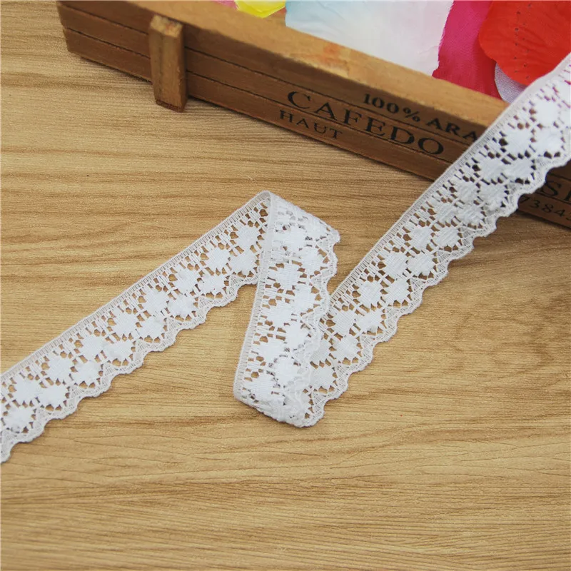 Кружевная отделка, товары для рукоделия, Свадебные товары для шитья, vestido de fiesta de boda 18 мм, 400 ярдов, L171