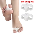2 шт.1 пара, силиконовый разделитель большого пальца ноги при вальгусной деформации