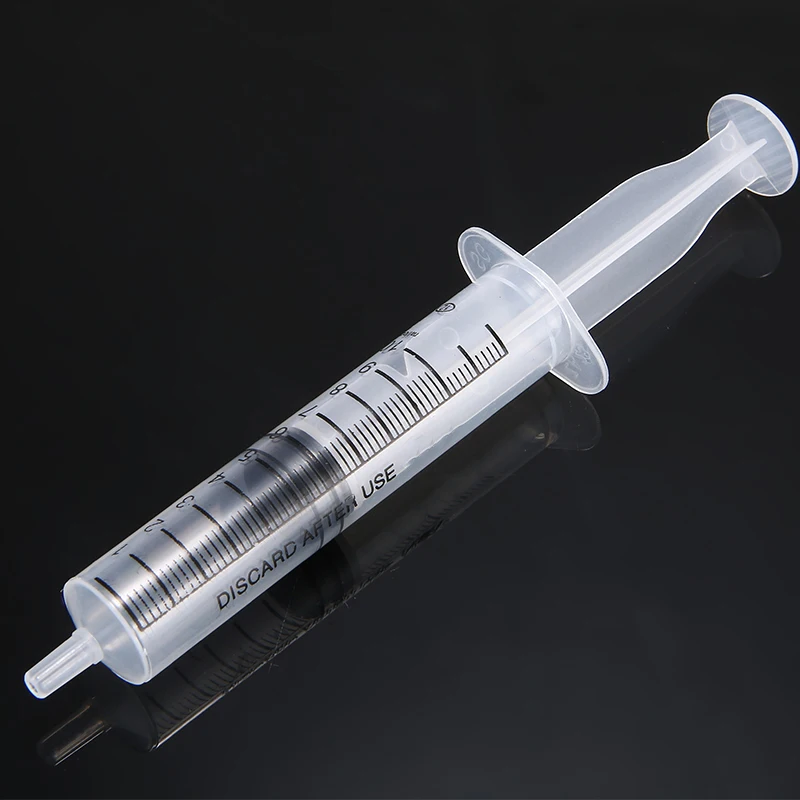Новые 10 шт раздаточные шприцы мл Пластиковые слип для промышленного инкинга