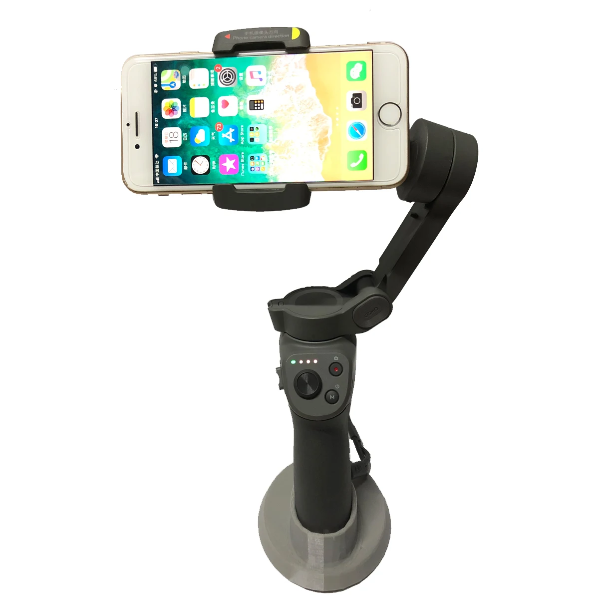 Базовое настольное основание используемое для фиксации мобильного телефона Osmo 3