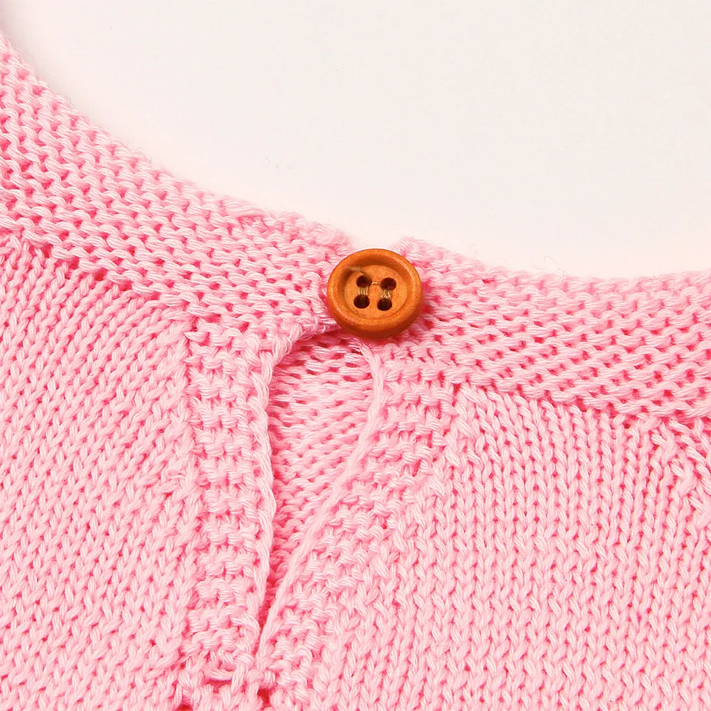 Детский однотонный вязаный шерстяной комбинезон с короткими рукавами и круглым