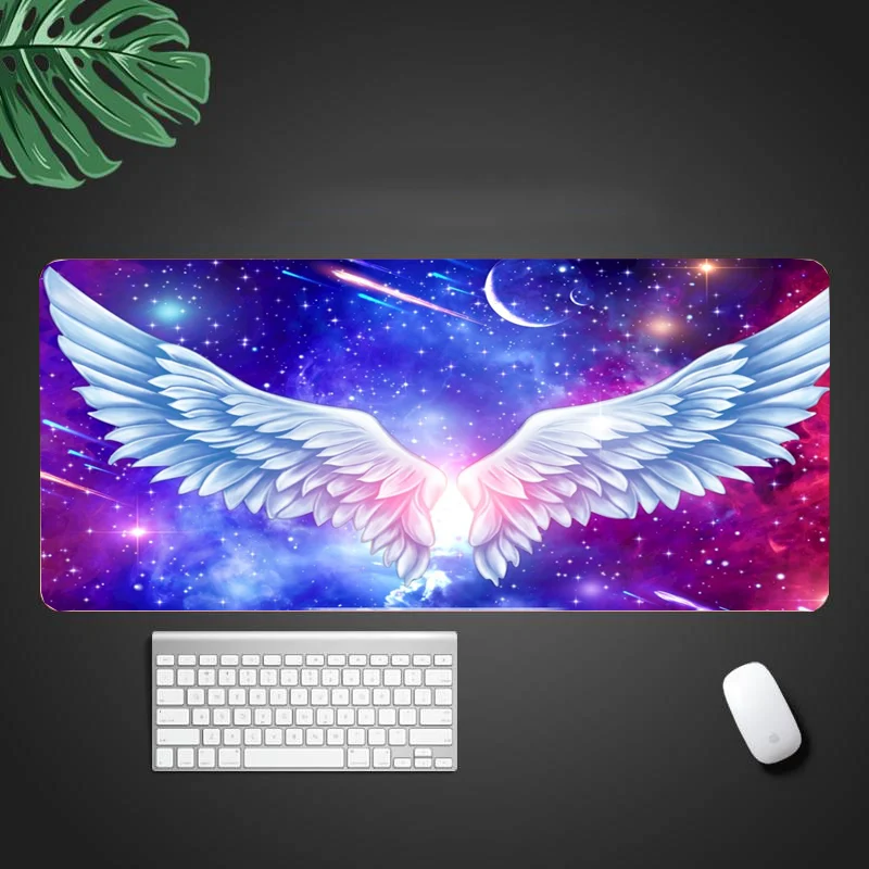 

Oversized Cartoon Anime Game Mouse Pad Cute Girl Thickened Seaming Keyboard Pad Office Computer Desk Mat Gaming Accessories