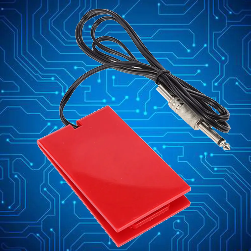 Профессиональная педаль для татуировки пластиковый выключатель штекер и зажим