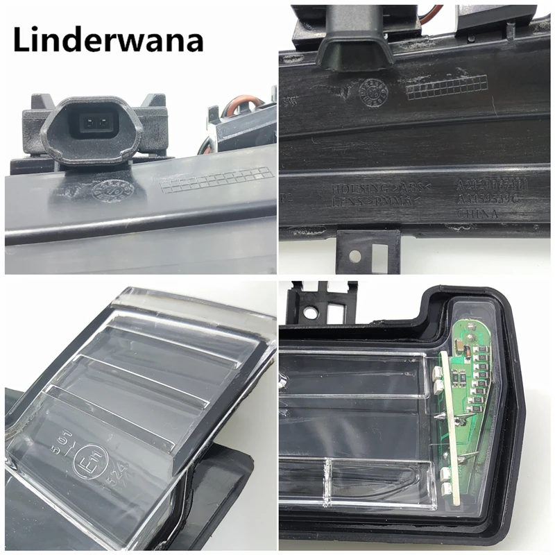 Боковые Поворотные лампы для зеркал Mercedes Benz C117 CLA 180 200 220 250 CLA45 AMG 212 906 75 01 74