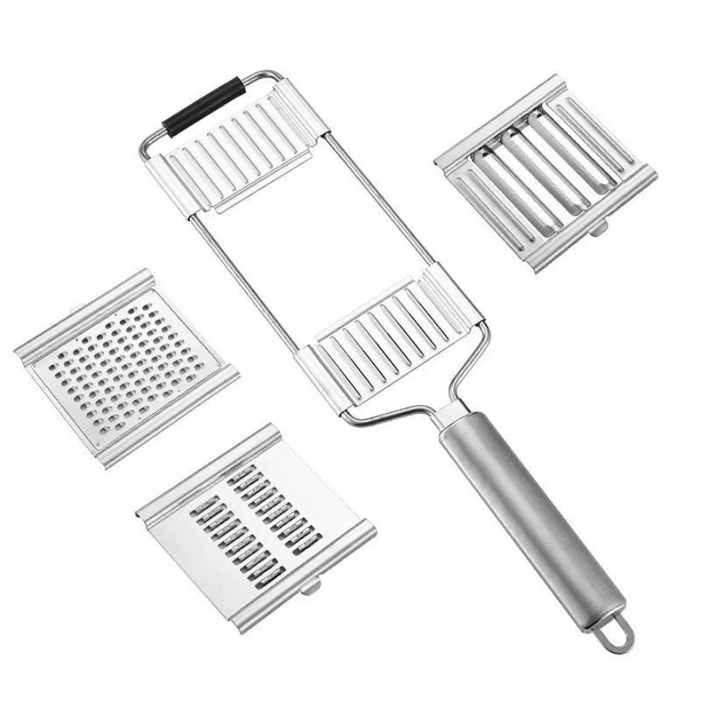 

3-in-1 Multi-purpose Vegetable Slicer Stainless Steel Grater Cutter Shredders Fruit Potato Peeler Carrot Grater Kitchen Tools