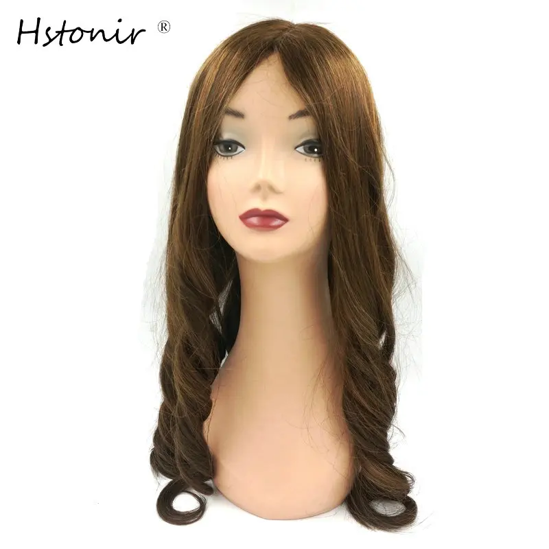 Hstonir сертифицированные Человеческие волосы remy еврейский кошерный парик