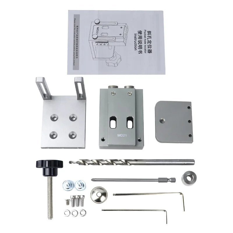 MithBros карманное отверстие джиг комплект система с отверткой 9 мм набор сверл для