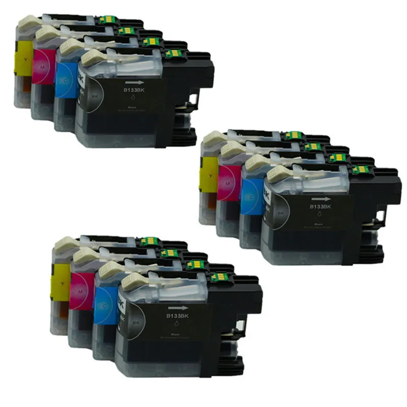 Чернильный картридж для принтера 12x LC133 LC 133 совместим с Brother MFC-J245 J470DW J475DW J650DW J870DW