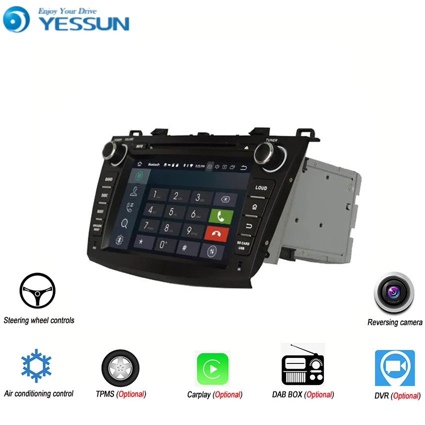 Автомобильный мультимедийный плеер YESSUN Android 8 0 4 Гб ОЗУ для Mazda 3 BL 2009 ~ 2012 GPS