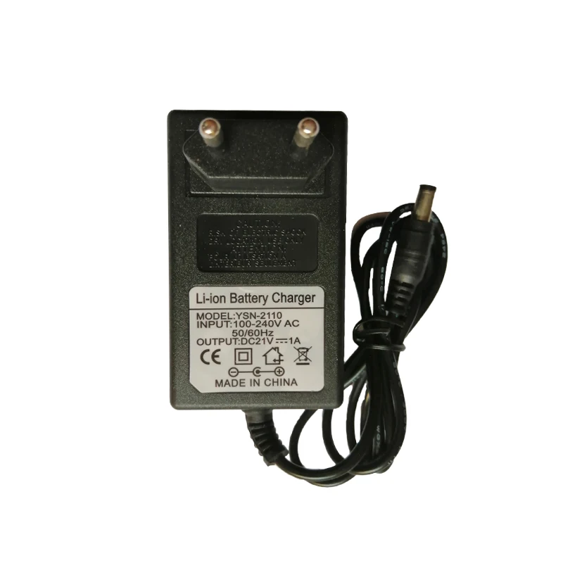 Зарядное устройство для литиевой батареи 12 В 18 в 21 25 + аккумулятор 1500-2000 мАч