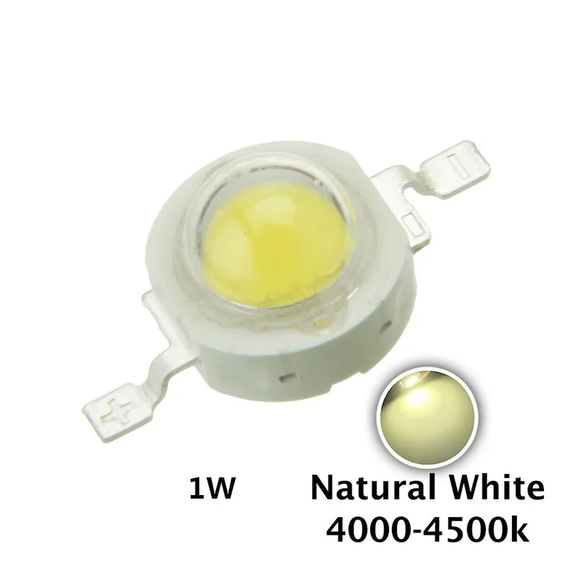 100 шт. 1 Вт Светодиодный источник светильник Красный Зеленый Синий Желтый