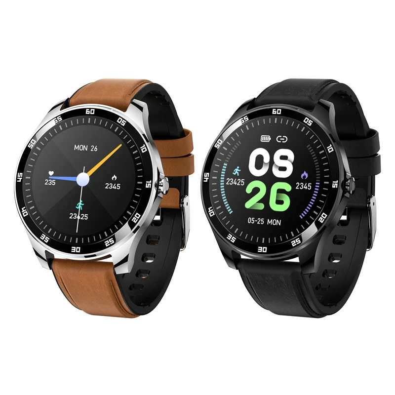 

Smart Watch Multifunctional Bluetooth Full Press Blood Pressure Heart Rate Monitor Business Strap Smartwatch